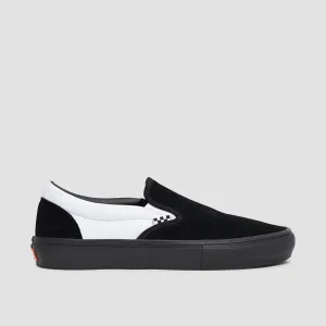 Vans Skate Slip-On Shoes - Black/Black/White