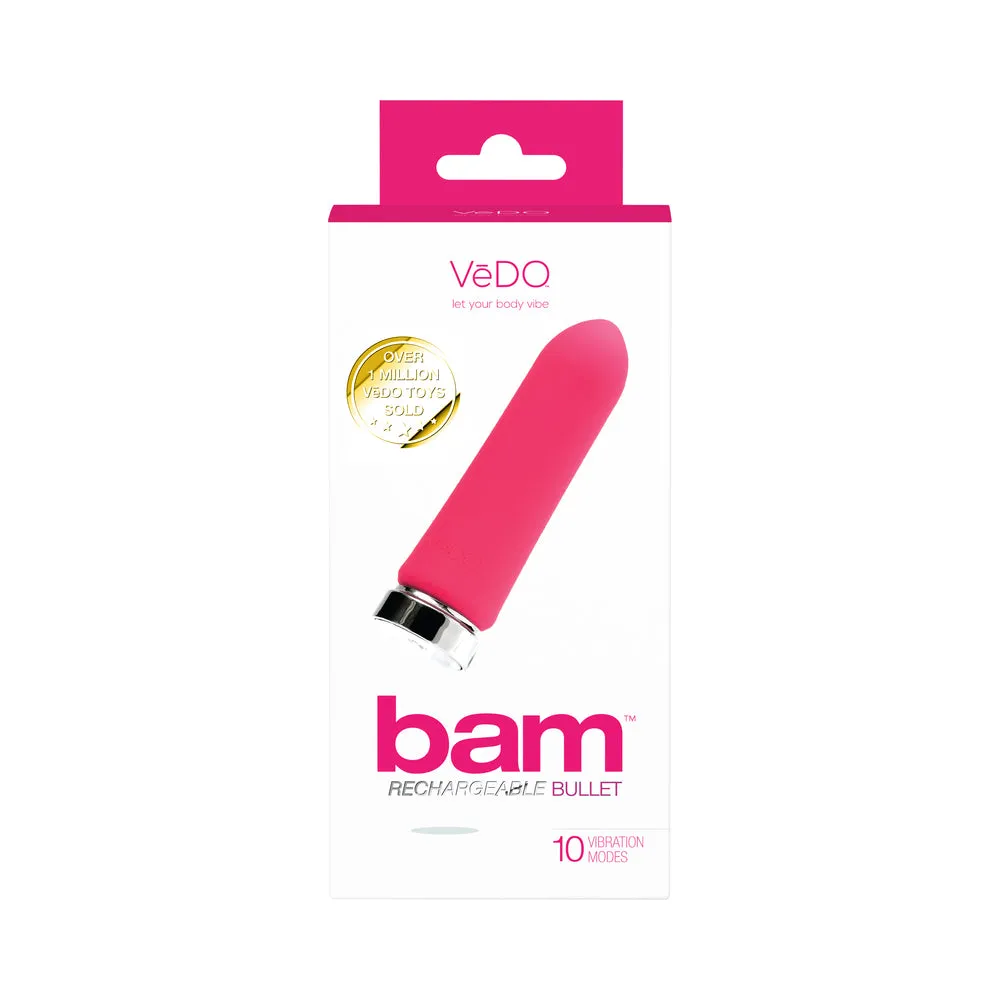 VeDO Bam Rechargeable Bullet - Foxy Pink