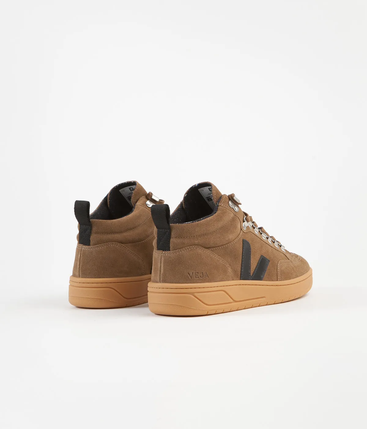 Veja Roraima Suede Shoes - Brown / Black / Gum Sole