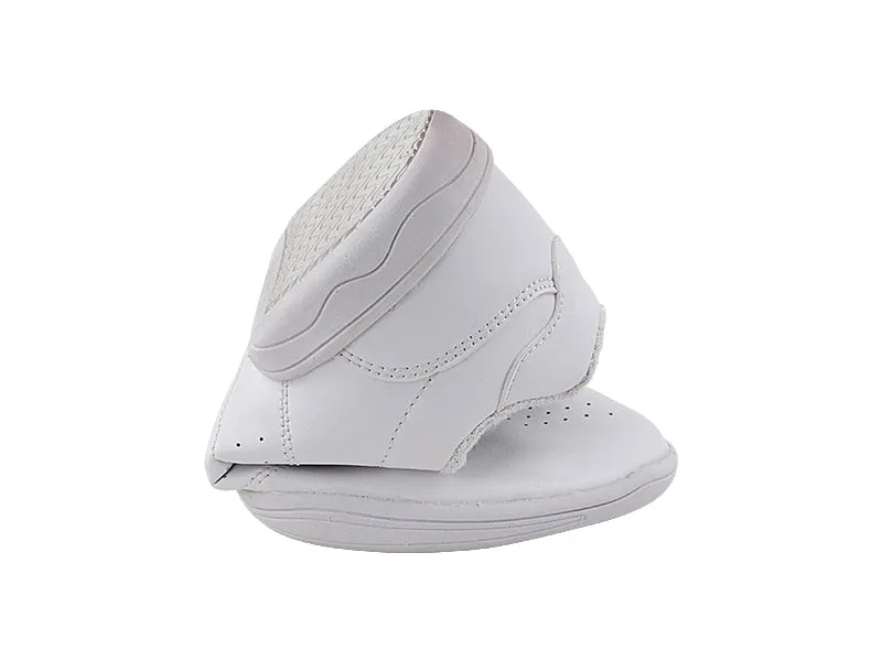 Very Fine Unisex Split Sole Lightweight White Leather Practice Dance Shoe Sneaker 025 In Stock