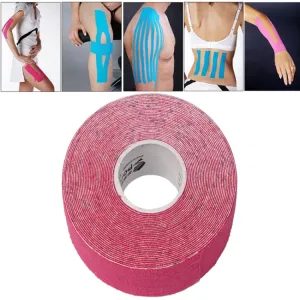 Waterproof Kinesiology Tape Sports Muscles Care Therapeutic Bandage, Size: 5m(L) x 5cm(W)(Magenta)