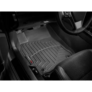 WeatherTech FloorLiner - Front - Over the Hump - Black - Extended/Crew Cab - GM Fullsize Truck 2007-13