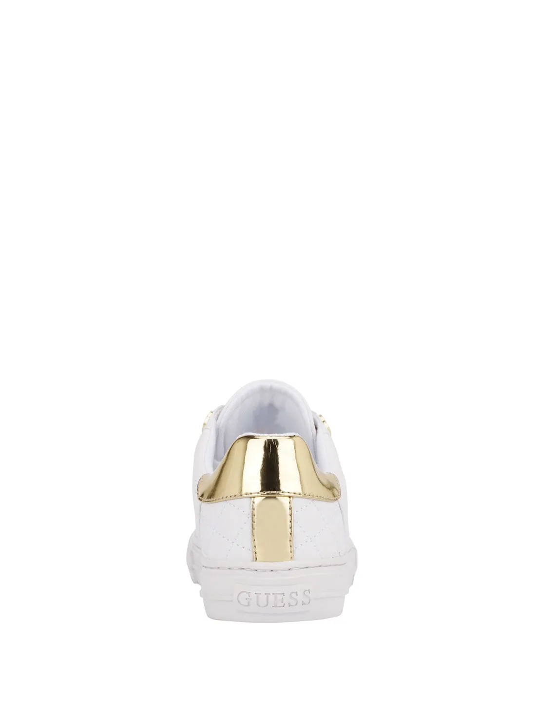 White Gold Loven Low-Top Sneakers