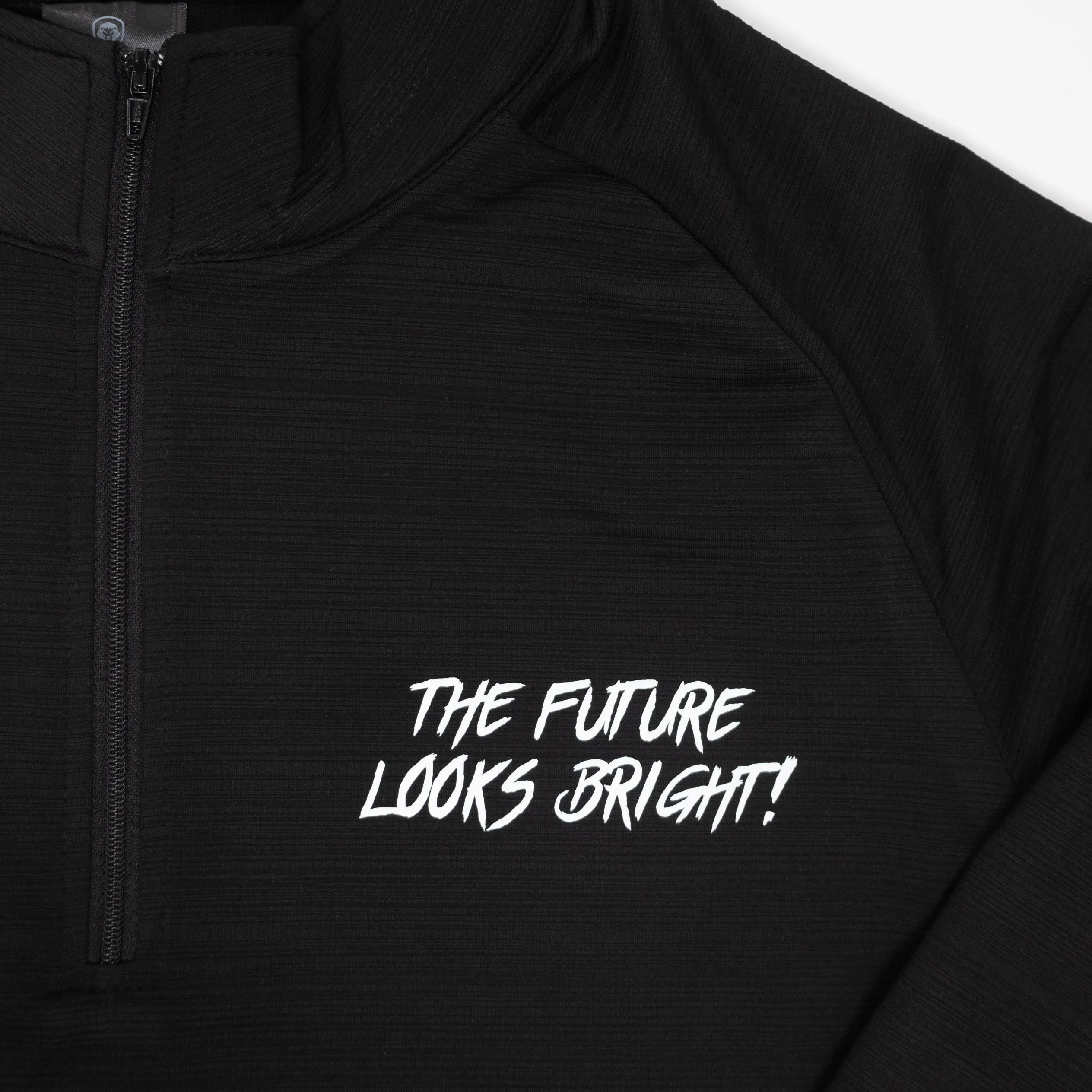 Women's Future Looks Bright Black Performance 1/4 Zip